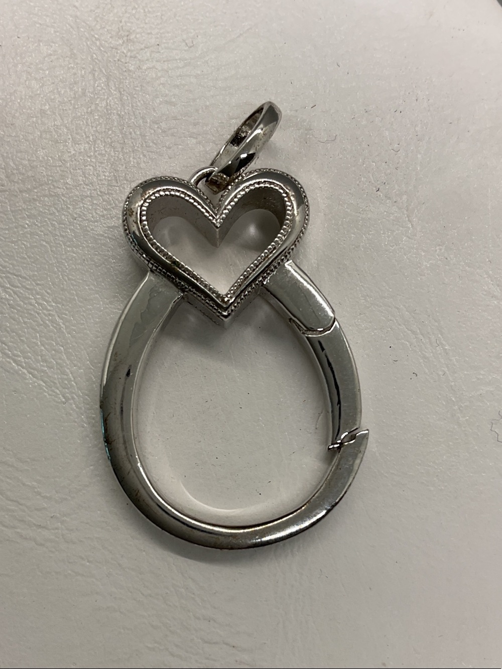 Origami Owl Silver Heart Locket and/or Charm holder